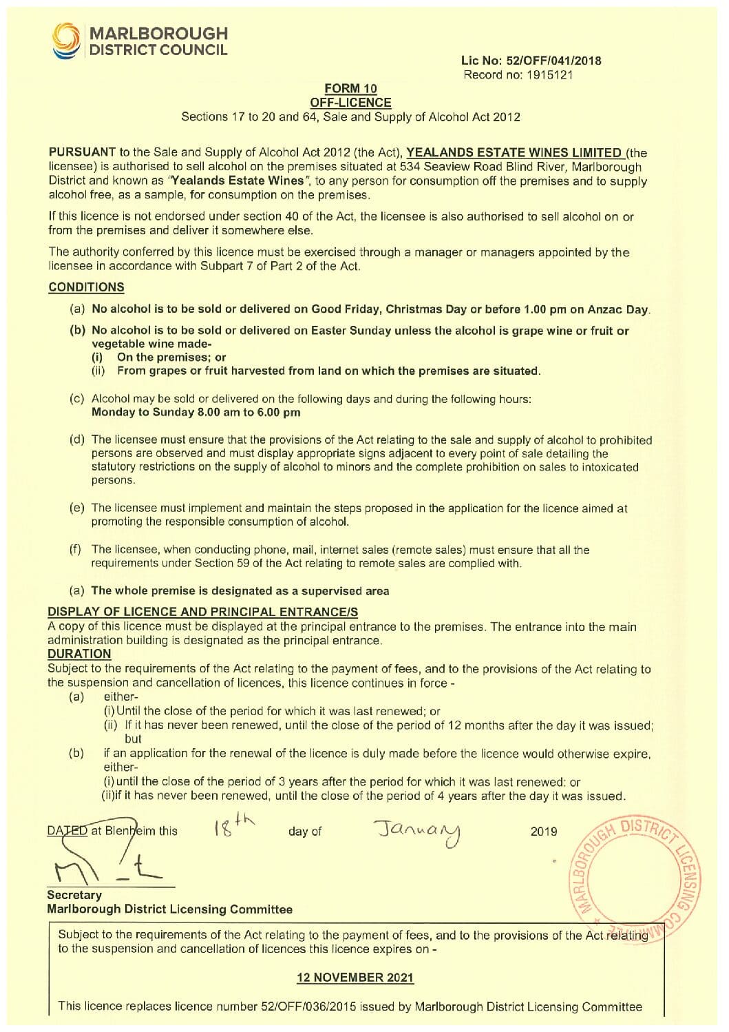 Liquor Licence The Crossings NZ liquor-licence-the-crossings-nz