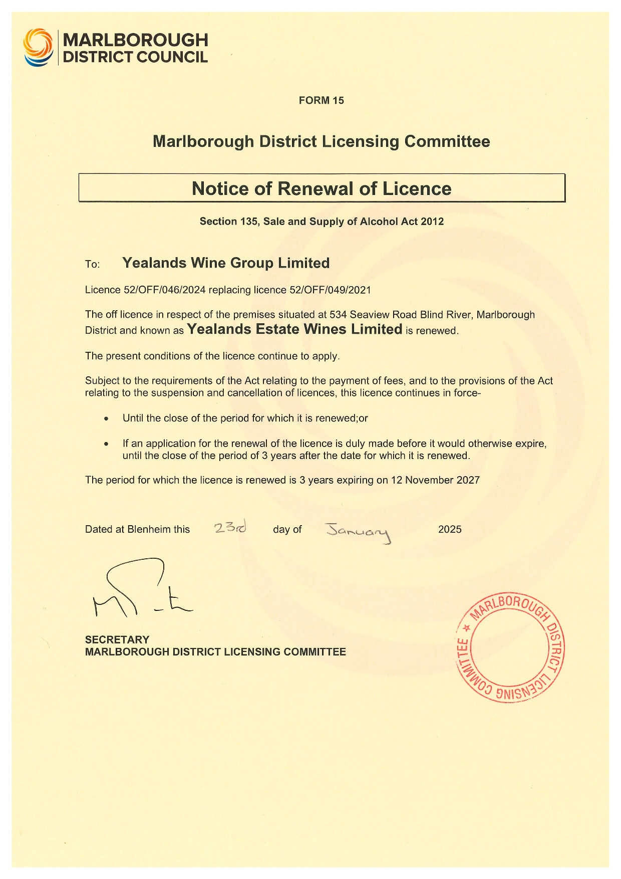 Yealands-Estate-Wines-2025-OFF-LICENCE-renewal
